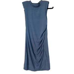 SHEIN blue bodycon ruched mini dress. Size 4